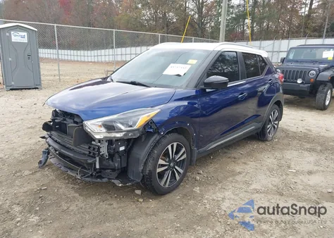 2019 Nissan Kicks Sr из США, поврежденный, VIN 3N1CP5CU7KL527613